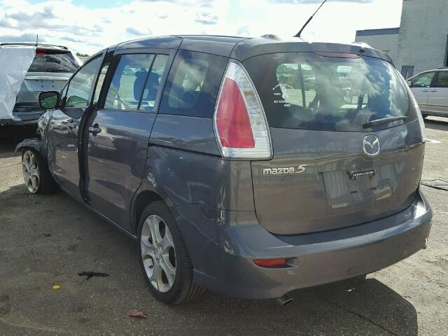 JM1CR2W32A0376295 - 2010 MAZDA 5 GRAY photo 3