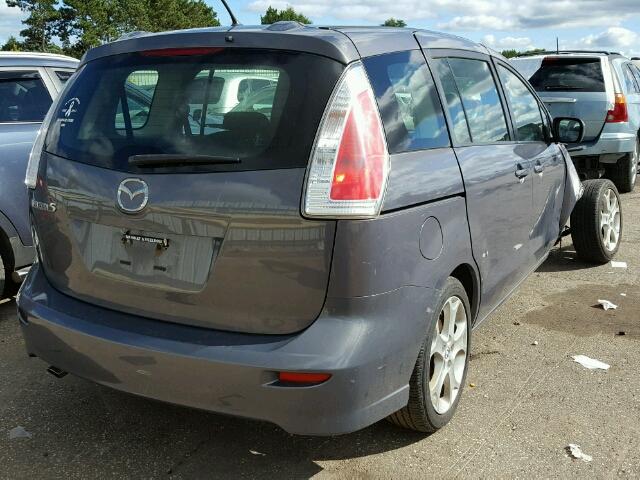 JM1CR2W32A0376295 - 2010 MAZDA 5 GRAY photo 4