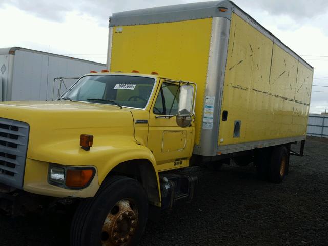 1FDNF70J6VVA43284 - 1997 FORD F700 YELLOW photo 2