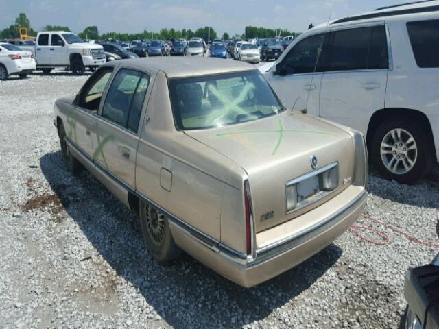 1G6KD52B1SU258440 - 1995 CADILLAC DEVILLE GOLD photo 3