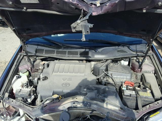 4T1BK3DB3CU472430 - 2012 TOYOTA AVALON BAS BURGUNDY photo 7