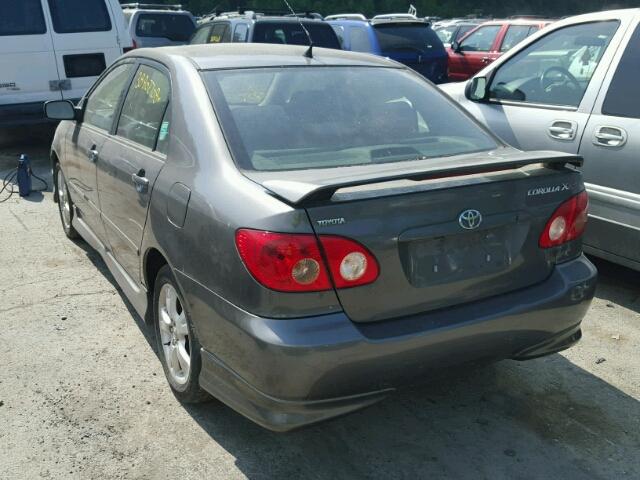 2T1BY30E45C355314 - 2005 TOYOTA COROLLA XR 灰色 照片 3