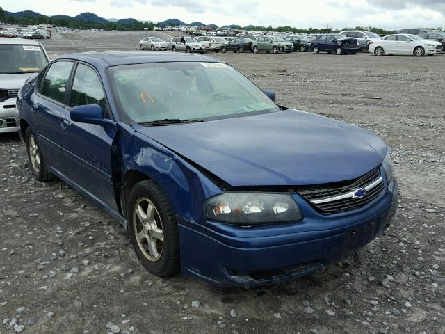 2G1WH55K149369044 - 2004 CHEVROLET IMPALA LS BLUE photo 1