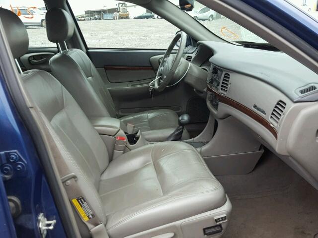 2G1WH55K149369044 - 2004 CHEVROLET IMPALA LS BLUE photo 5