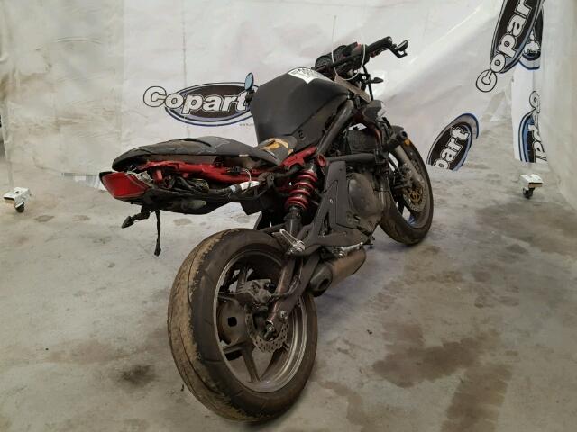 JKAEXEA196A012277 - 2006 KAWASAKI EX650 A6F BLACK photo 4