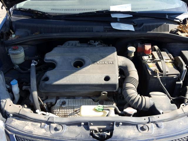 JS2YA413385103627 - 2008 SUZUKI SX4 BASE BLUE photo 7