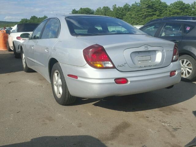 1G3GR64H714111808 - 2001 OLDSMOBILE AURORA GRAY photo 3