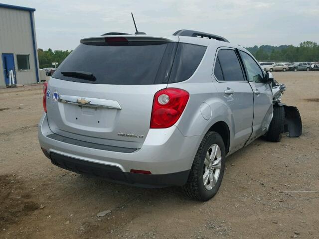 1GNALBEK5FZ111138 - 2015 CHEVROLET EQUINOX SILVER photo 4