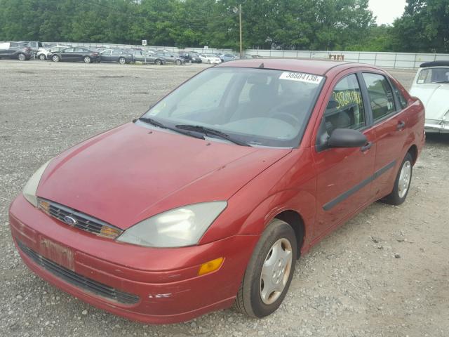 1FAFP33Z44W105697 - 2004 FORD FOCUS LX RED photo 2