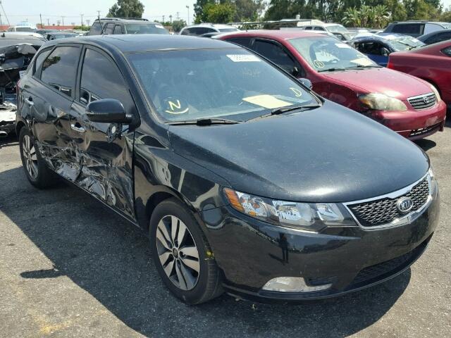 KNAFU5A29D5727770 - 2013 KIA FORTE BLACK photo 1