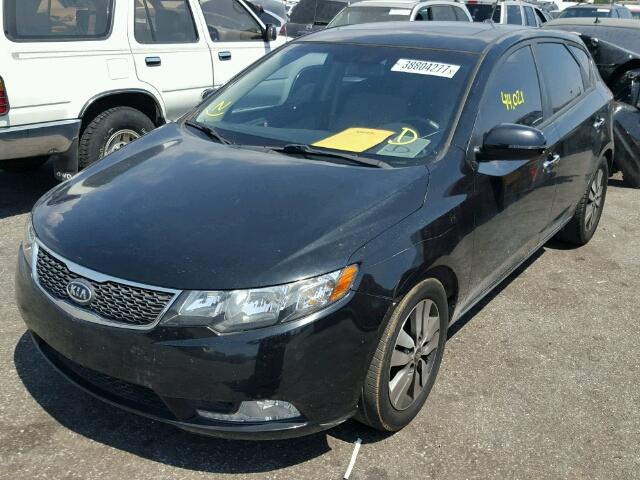 KNAFU5A29D5727770 - 2013 KIA FORTE BLACK photo 2