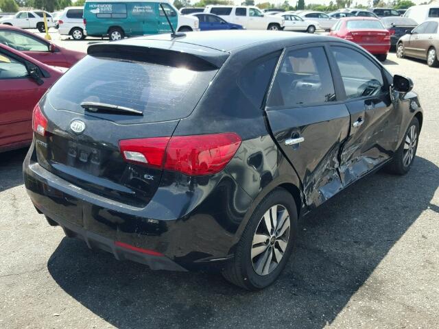 KNAFU5A29D5727770 - 2013 KIA FORTE BLACK photo 4