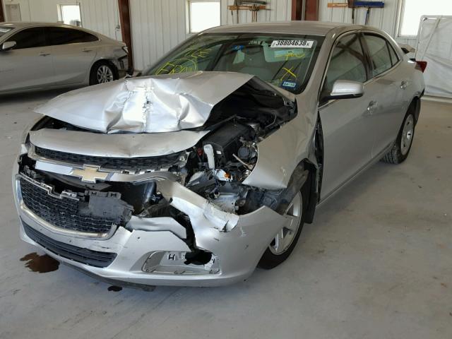 1G11C5SL0EF153023 - 2014 CHEVROLET MALIBU 1LT ვერცხლისფერი ფოტო 2