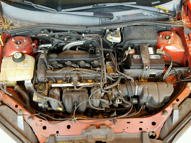 1FAFP31N56W182761 - 2006 FORD FOCUS ZX3 RED photo 7