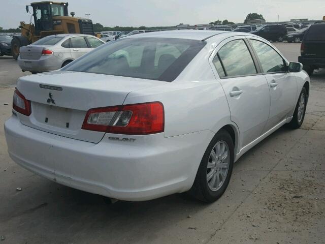 4A32B2FF3CE019172 - 2012 MITSUBISHI GALANT FE WHITE photo 4