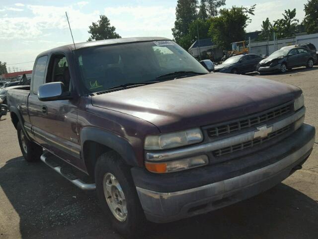 1GCEK19T7YE398065 - 2000 CHEVROLET SILVERADO MAROON photo 1