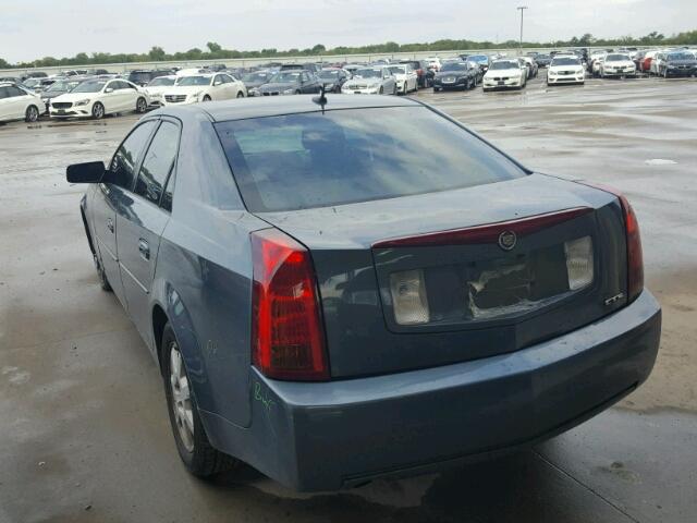 1G6DM57T160210430 - 2006 CADILLAC CTS BLUE photo 3