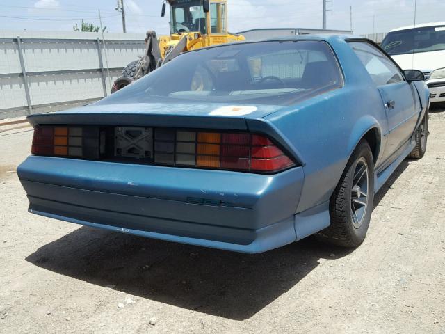 1G1FP23E7NL111703 - 1992 CHEVROLET CAMARO RS GREEN photo 4