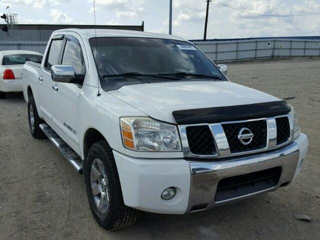 1N6BA07B67N218662 - 2007 NISSAN TITAN XE WHITE photo 1