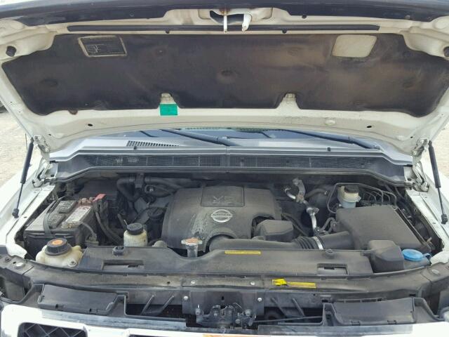 1N6BA07B67N218662 - 2007 NISSAN TITAN XE WHITE photo 7