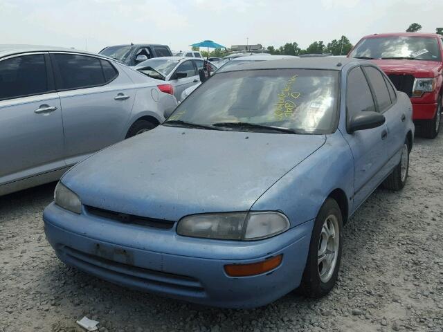 1Y1SK536XRZ076555 - 1994 GEO PRIZM BASE BLUE photo 2