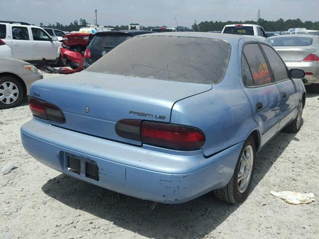 1Y1SK536XRZ076555 - 1994 GEO PRIZM BASE BLUE photo 4