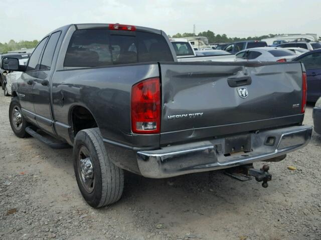 3D7KR28CX6G207109 - 2006 DODGE RAM 2500 S GRAY photo 3