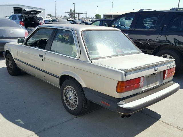 WBAAA1303H2324835 - 1987 BMW 325 IS BEIGE photo 3