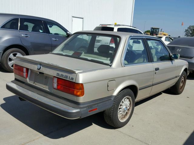 WBAAA1303H2324835 - 1987 BMW 325 IS BEIGE photo 4