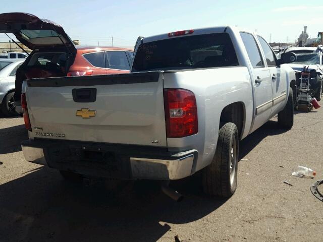 3GCRCREAXAG181786 - 2010 CHEVROLET SILVERADO GRAY photo 4