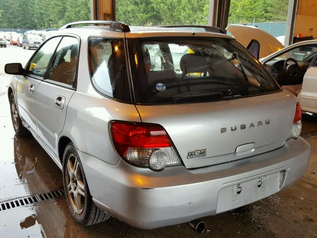 JF1GG67515G804357 - 2005 SUBARU IMPREZA RS SILVER photo 3