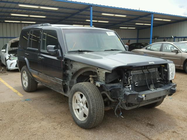 1J8HG48K08C187660 - 2008 JEEP COMMANDER BLACK photo 1