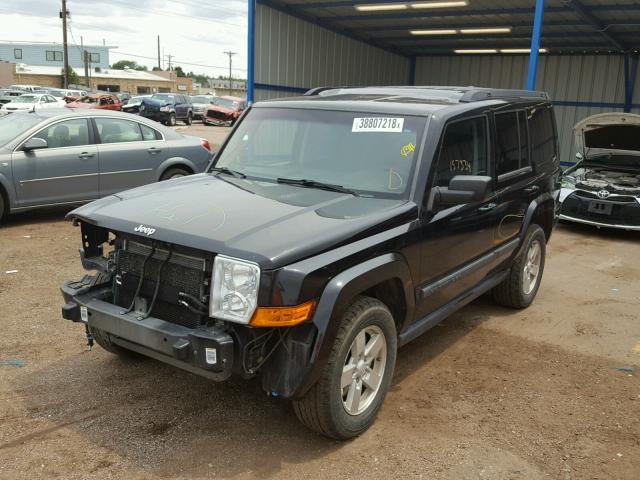 1J8HG48K08C187660 - 2008 JEEP COMMANDER BLACK photo 2