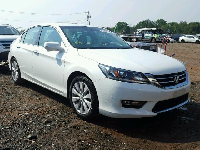 1HGCR2F83DA244755 - 2013 HONDA ACCORD EXL WHITE photo 1