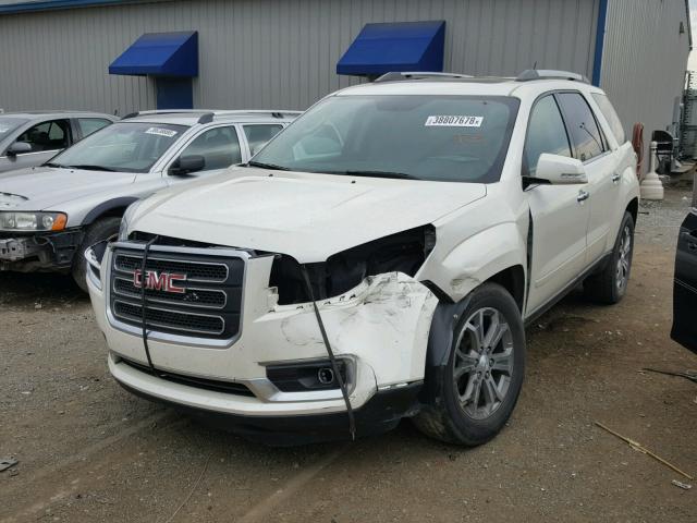 1GKKRRKDXDJ135283 - 2013 GMC ACADIA SLT თეთრი ფოტო 2