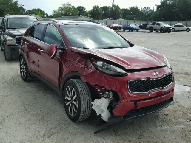 KNDPN3AC9H7145857 - 2017 KIA SPORTAGE E RED photo 1