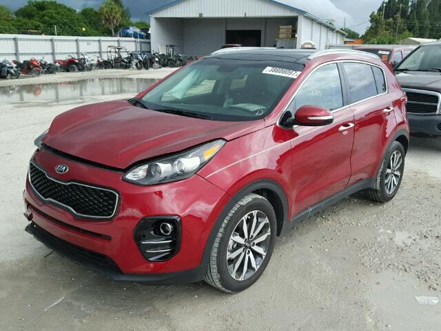 KNDPN3AC9H7145857 - 2017 KIA SPORTAGE E RED photo 2