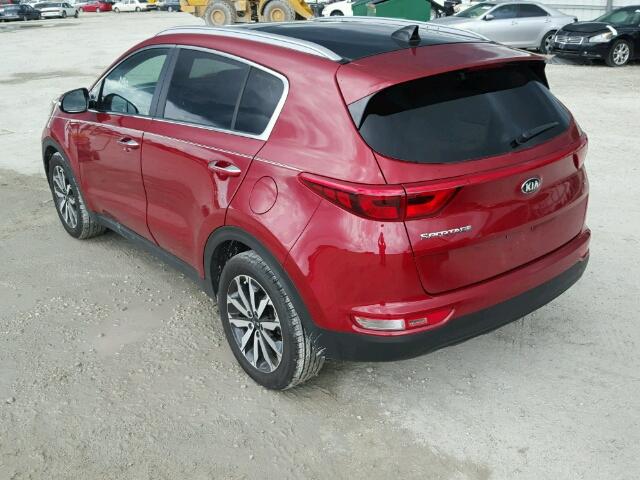 KNDPN3AC9H7145857 - 2017 KIA SPORTAGE E RED photo 3