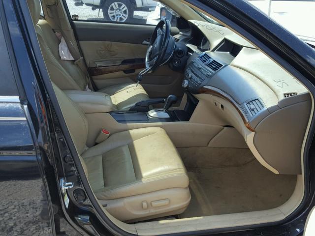 1HGCP36848A014367 - 2008 HONDA ACCORD EXL BLACK photo 5