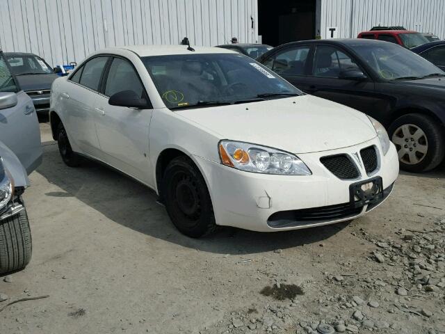 1G2ZF57B684267176 - 2008 PONTIAC G6 VALUE L WHITE photo 1