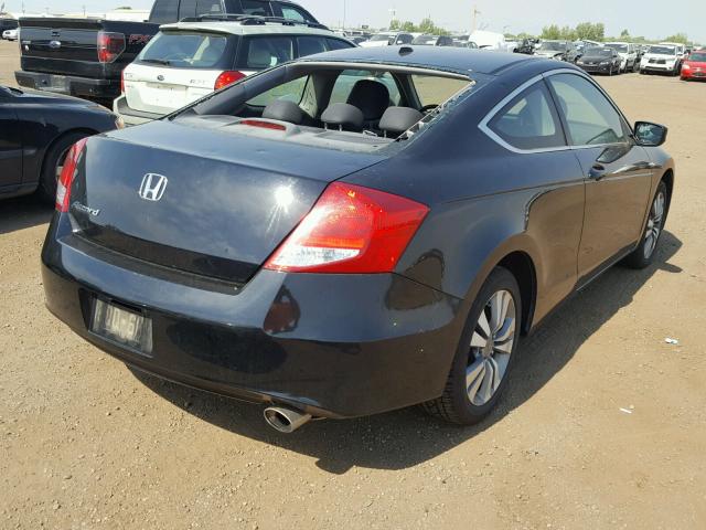 1HGCS1B81BA007263 - 2011 HONDA ACCORD EXL BLACK photo 4