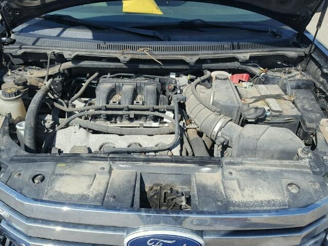 2FMGK5BC0BBD12992 - 2011 FORD FLEX SE BLUE photo 7