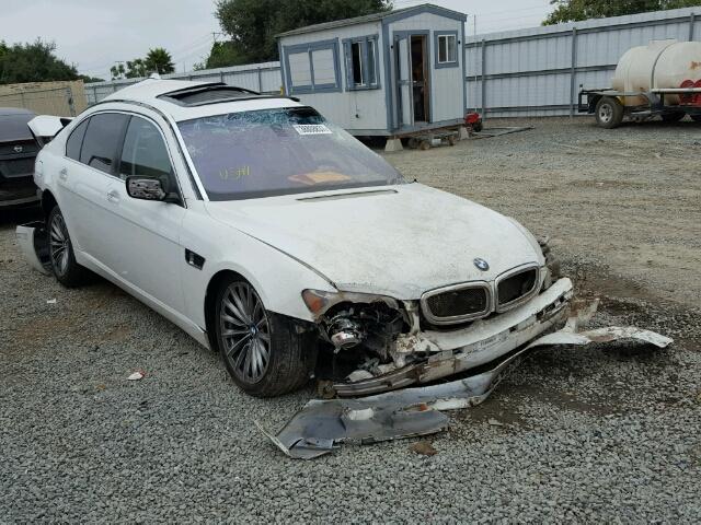 WBAHN83528DT86044 - 2008 BMW 750 WHITE photo 1