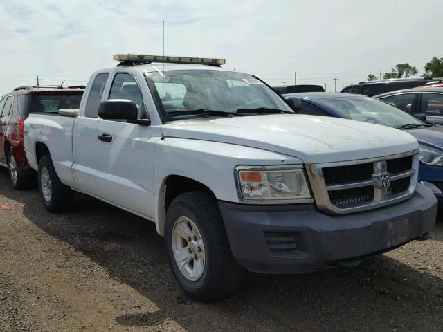 1D7HW32K38S578990 - 2008 DODGE DAKOTA SXT WHITE photo 1