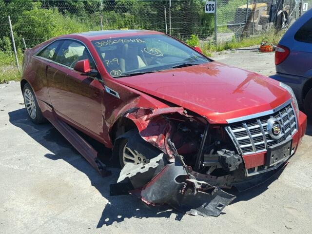 1G6DG1E39E0111128 - 2014 CADILLAC CTS PERFOR BURGUNDY photo 1