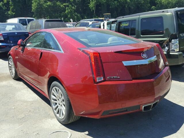 1G6DG1E39E0111128 - 2014 CADILLAC CTS PERFOR BURGUNDY photo 3