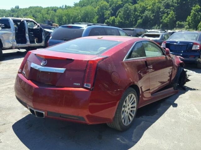 1G6DG1E39E0111128 - 2014 CADILLAC CTS PERFOR BURGUNDY photo 4