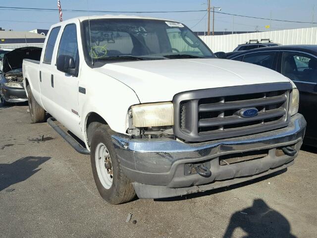 1FTNW20P94EE05523 - 2004 FORD F250 SUPER WHITE photo 1