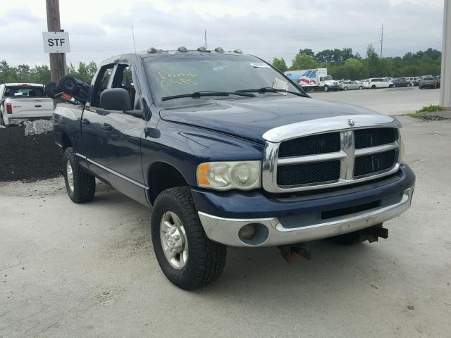 3D7KU28693G710506 - 2003 DODGE RAM 2500 S Կապույտ լուսանկար 1