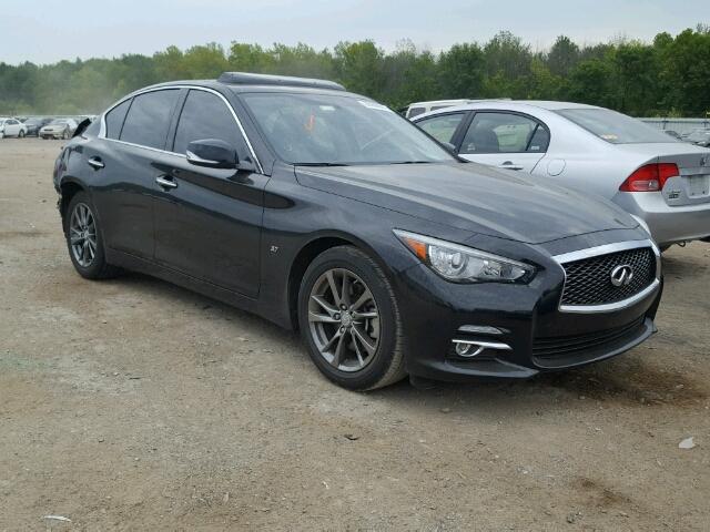 JN1BV7AP0FM355818 - 2015 INFINITI Q50 BLACK photo 1